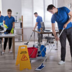 offers commercial cleaning