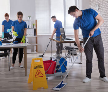 offers commercial cleaning